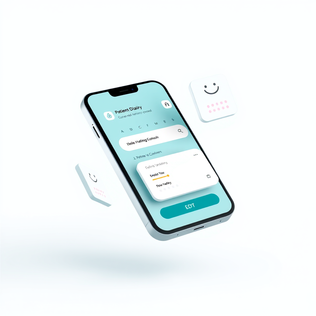Электронный дневник пациента на смартфоне